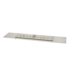 Linear Crystal Fire Plus Burner System and Plate - 13.5" x 60”