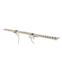 Linear Stainless Steel Crystal Fire Burner System - 7" X 102"
