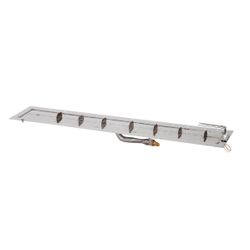 Linear Stainless Steel Crystal Fire Burner System - 7" X 37"