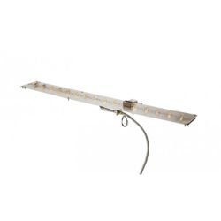 Linear Stainless Steel Crystal Fire Burner System - 7" X 57"