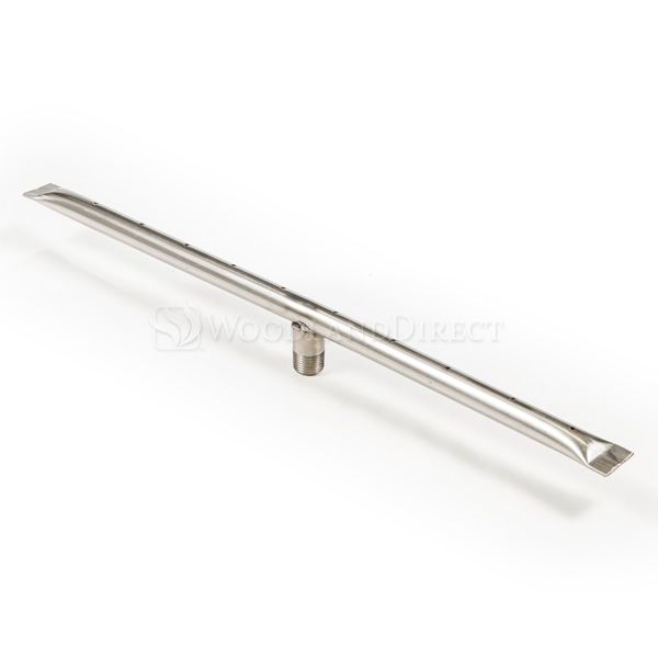 Linear Stainless Steel Custom Gas Fire Pit Burner - 24" image number 0