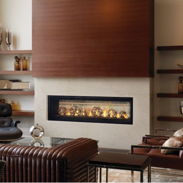 Napoleon Luxuria 62 Direct Vent See-Through Gas Fireplace