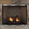 Lumino Stainless Steel Bowed Fireplace Screen image number 1