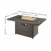Brooks Brown Gas Fire Pit Table