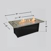 Cedar Bluff Linear Gas Fire Pit Table image number 3