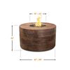 Sequoia Ivory Gas Fire Pit - 60" - Propane