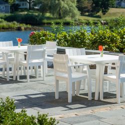 Seaside Casual MAD Collection Patio Furniture - White Frame