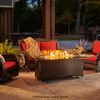 Montego Gas Fire Pit Table - Brown image number 1