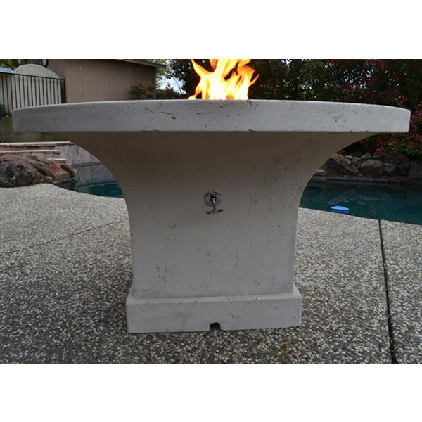 Mount Lassen Gas Fire Pit Table - Chat Height