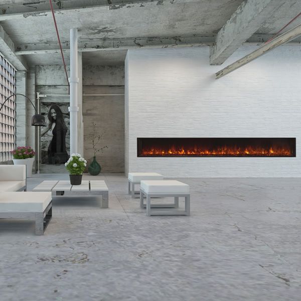 Modern Flames Landscape Fullview Series Linear Electric Fireplace -120" image number 0