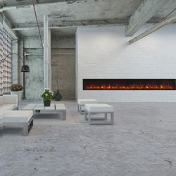 Modern Flames Landscape Fullview Series Linear Electric Fireplace - 120"
