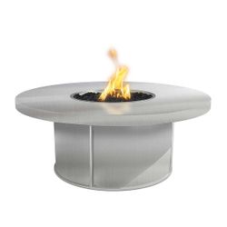 Mabel Stainless Steel Fire Pit Table