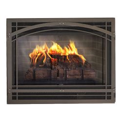 Madrid Steel Direct Vent Fireplace Front