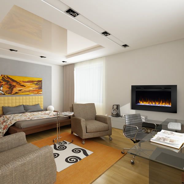 SimpliFire Allusion Electric Fireplace - 40" image number 0