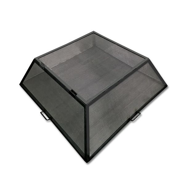 Master Flame Hinged Square Fire Pit Screen Woodland Direct