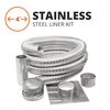 Metal-Fab Stainless Steel Chimney Liner Kit - 4" Diameter