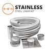 Metal-Fab Stainless Steel Chimney Liner Kit - 6" Diameter
