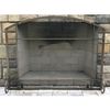 Mission Forged Iron Arched Fireplace Screen 38"W x 32"H image number 0