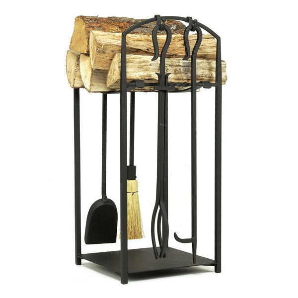 Minuteman Mission II Indoor Firewood Rack with Tools