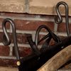 Northern Flame Natural Wrought Iron Indoor Firewood Rack with Carrier