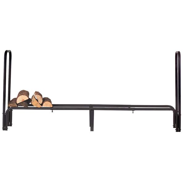 Northern Flame Steel Adjustable Log Rack - Black