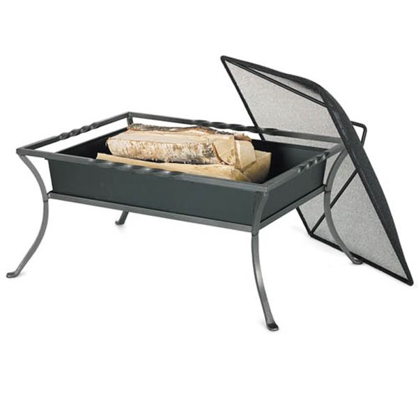 Napa Fire Pit with Cover | Woodland Direct