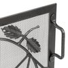 Small Weston Graphite Finish Fireplace Screen - 38" x 30" image number 1