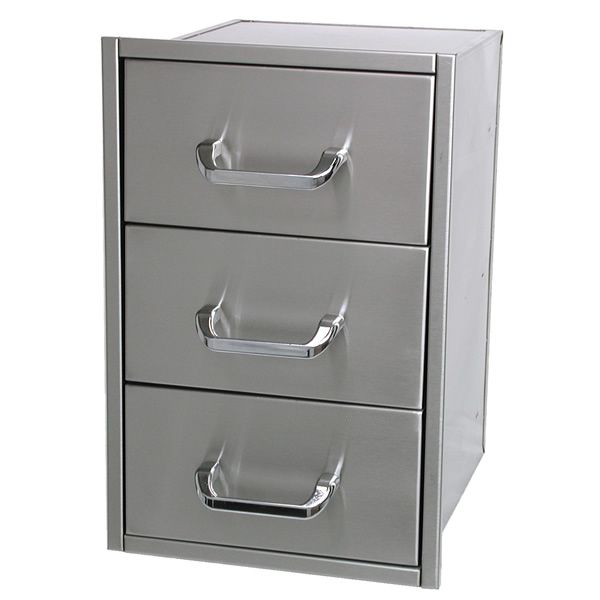 Solaire Triple Drawer - 14" x 15" image number 0