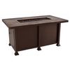 Santorini Chat Height Gas Fire Pit Table - Rectangular image number 3