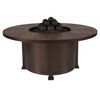 Santorini Round Chat Height Gas Fire Pit Table - 54"