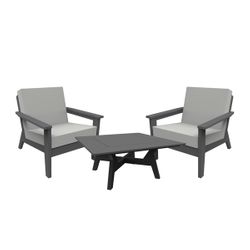 Seaside Casual DEX Collection Patio Furniture - Charcoal Frame