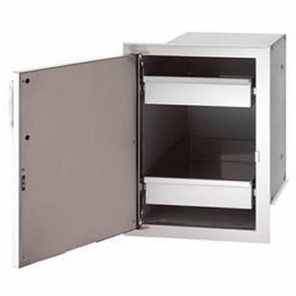 Fire Magic Select Single Door with Dual Drawers - Left Hinge image number 1