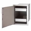 Fire Magic Select Single Door with Dual Drawers - Left Hinge image number 1