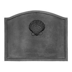 Shell Cast Iron Fireback - 19.5" x 15.5"