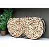 Shelter It Double Round Firewood Rack w/Kindling Holder & Cover - 8'