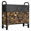 ShelterLogic Firewood Rack with Cover - 4'