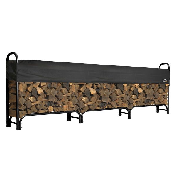 ShelterLogic Firewood Rack with Cover - 12'