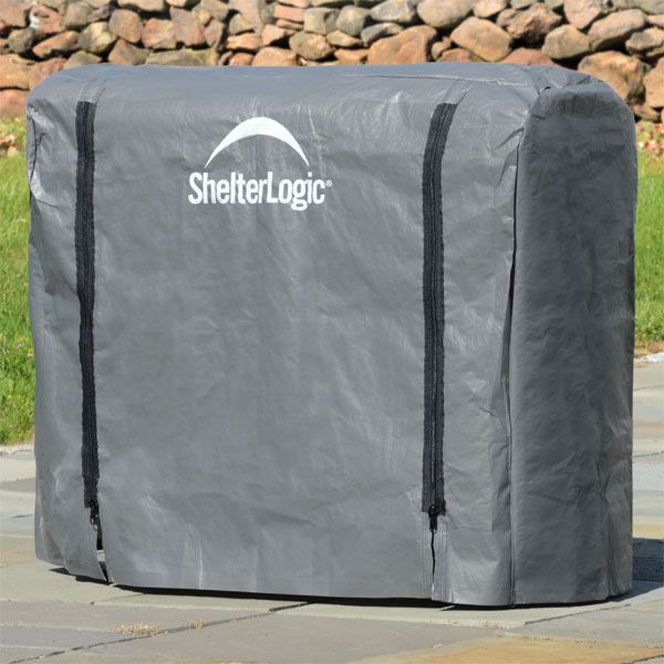 ShelterLogic Universal Full Length Firewood Rack Cover - 4'