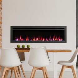 SimpliFire Allusion Slim Electric Fireplace - 60"