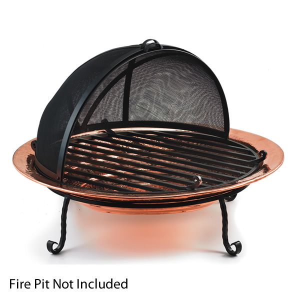 Spark Screen For Large Copper Fire Pit image number 1