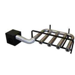 Spitfire Fireplace Heater with Blower Unit - 4 Tube Unit