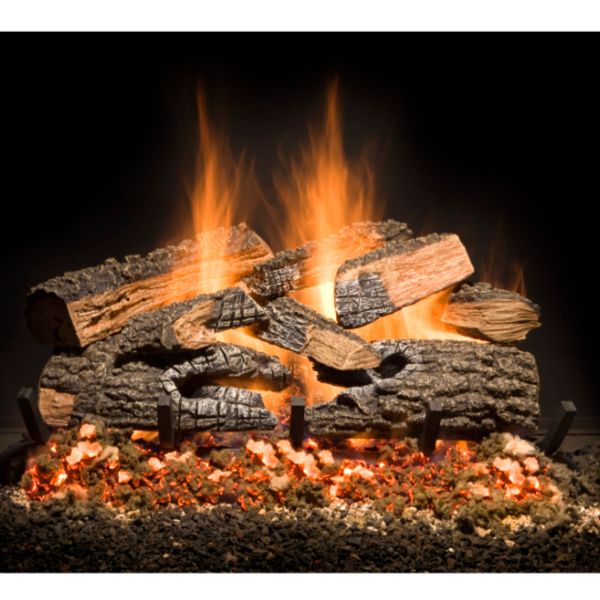 Golden Blount Split Bonfire Charred Vented Gas Log Set image number 0
