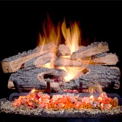 Golden Blount Split Bonfire See Through Vented Gas Log Set
