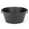 Steel Weave Firewood Basket - Black image number 0
