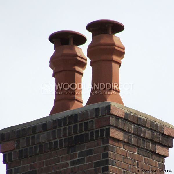 Superior Large Edwardian Clay Chimney Pot