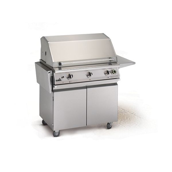 PGS T-Series Stainless Steel Cart Mount Commercial Grill - 39" image number 0