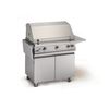 PGS T-Series Stainless Steel Cart Mount Commercial Grill - 39" with Built in Timer image number 0