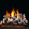 Peterson Real Fyre Charred Oak Stack ANSI Vented Gas Log Set