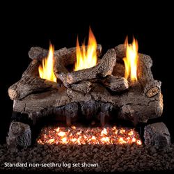 Real Fyre Evening Fyre Char See-Through Ventless Gas Log Set-16