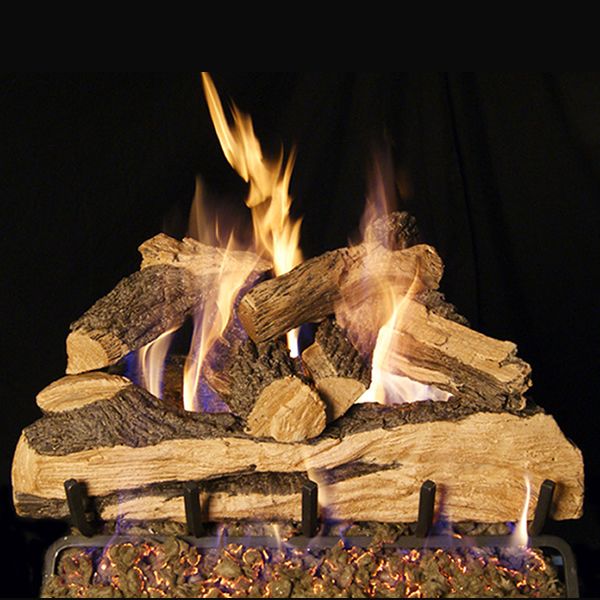 Real Fyre Vented Split Oak Designer Plus Gas Logs - 24